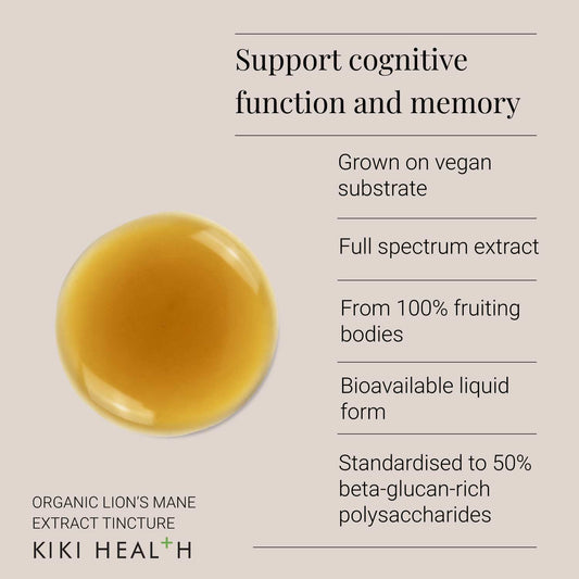 Organic Lion’s Mane Tincture by KIKI Health