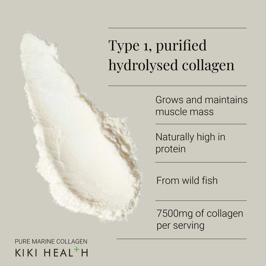 Pure Marine Collagen Powder (Type 1 Hydrolysed) by KIKI Health