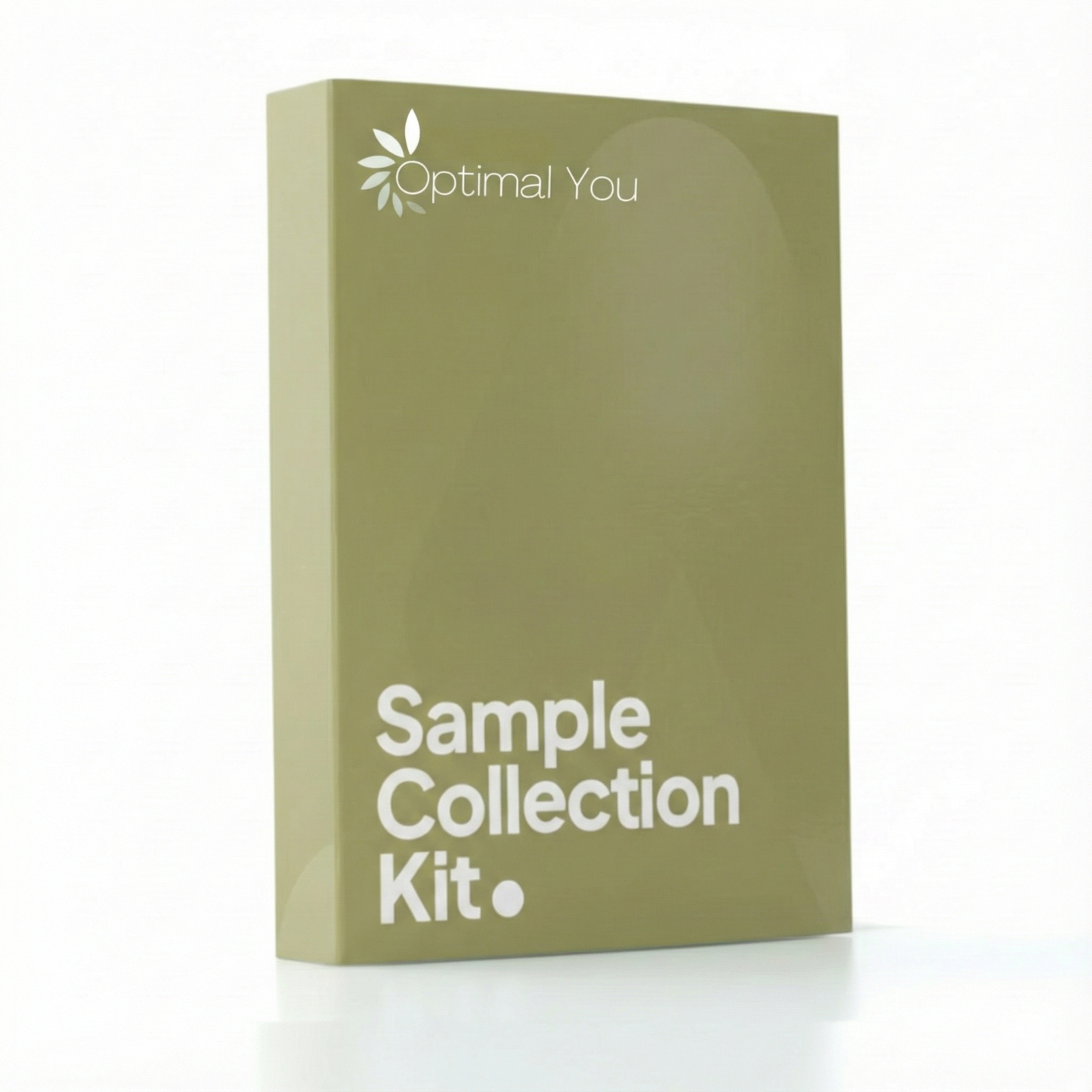 Sample Collection Kit packaging with 'Optimal You' branding on a white background