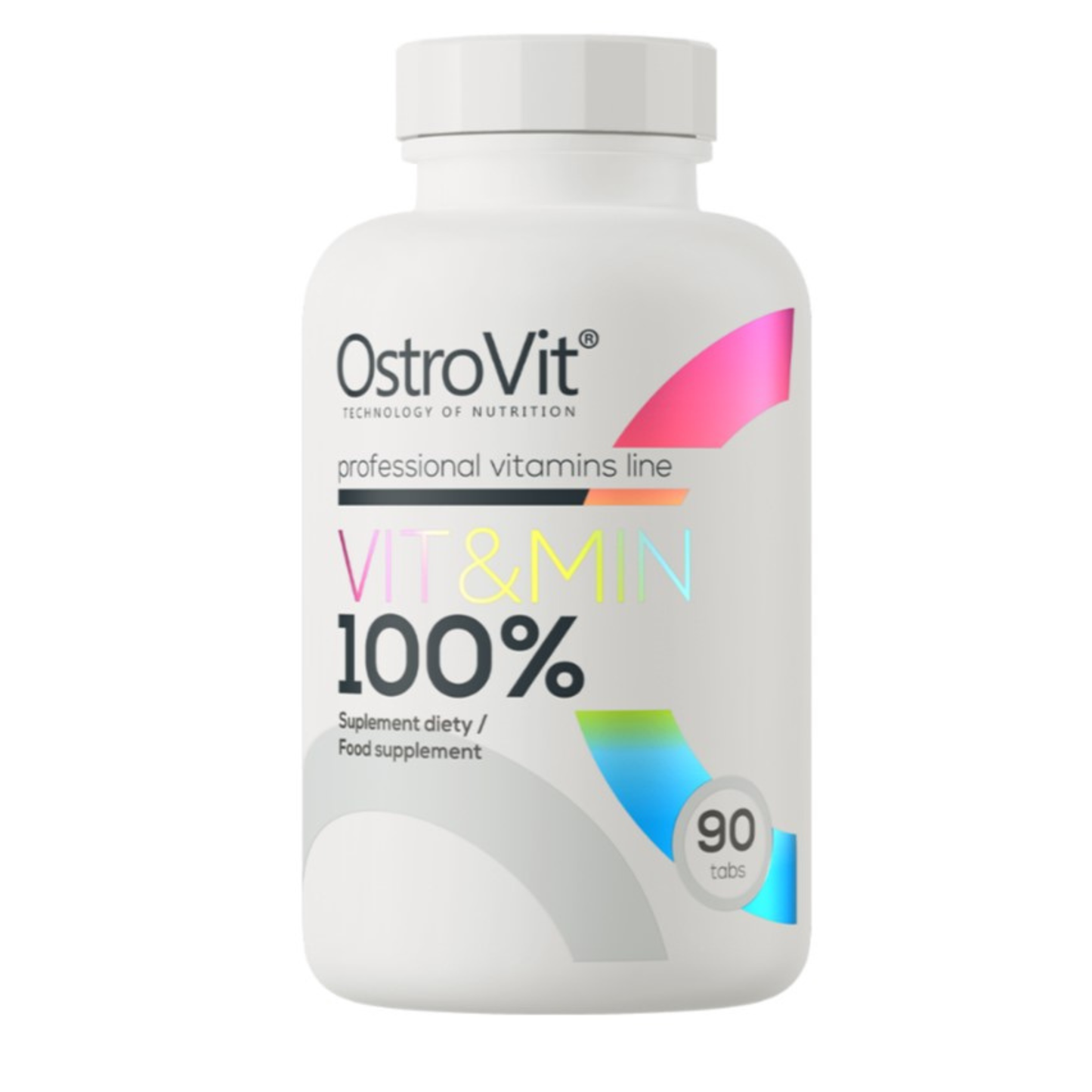OstroVit vitamin supplement bottle on a white background
