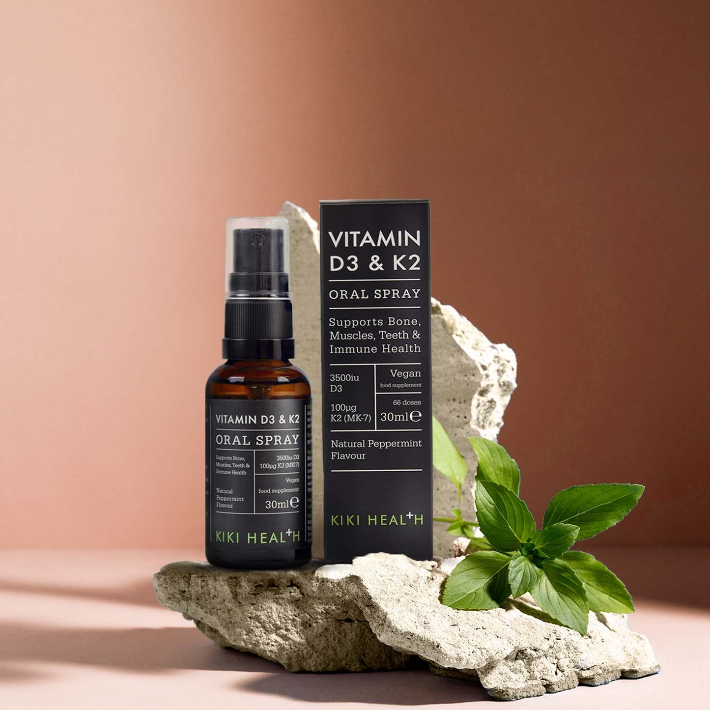 Vegan Vitamin D3 + K2 Oral Spray by KIKI Health