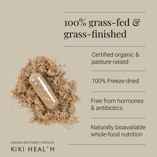 Organic Beef Kidney (Grass-Fed & Pasture-Raised) by KIKI Health