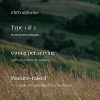 Grass-Fed Bovine Collagen Peptides (Type I & III) by KIKI Health