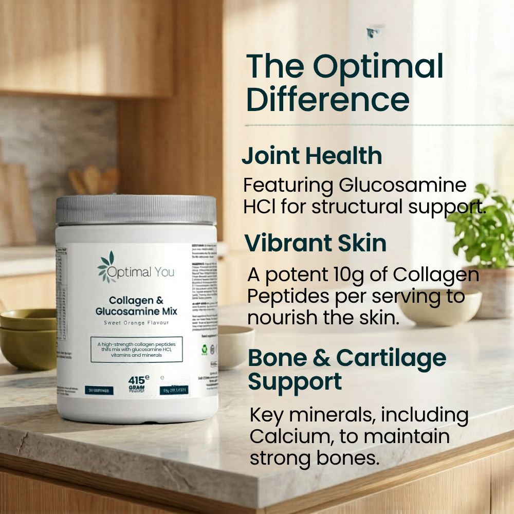Hydrolysed Collagen Peptides & Glucosamine Drink Mix (415g Powder)