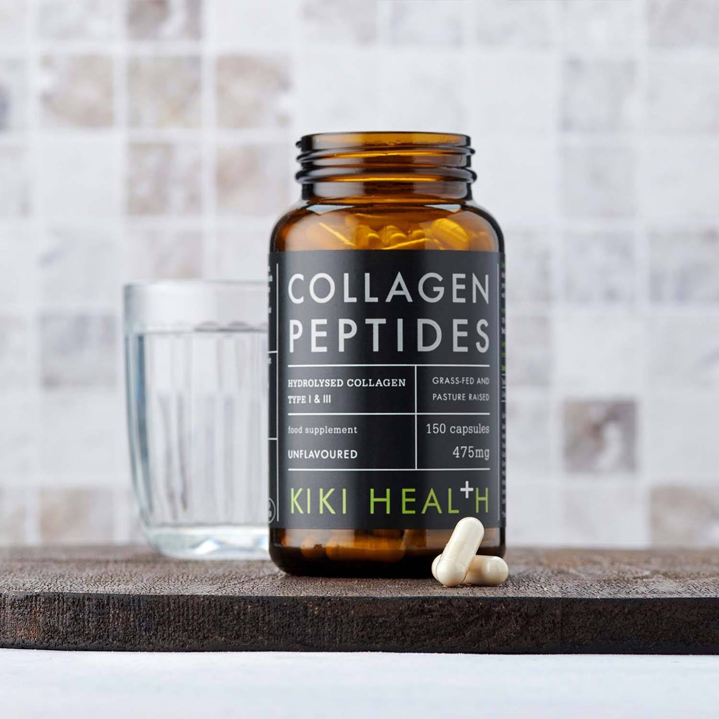 Grass-Fed Bovine Collagen Peptides (Type I & III) by KIKI Health