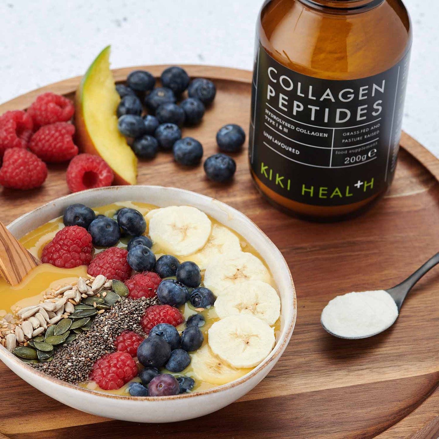 Grass-Fed Bovine Collagen Peptides (9,000mg Powder) by KIKI Health