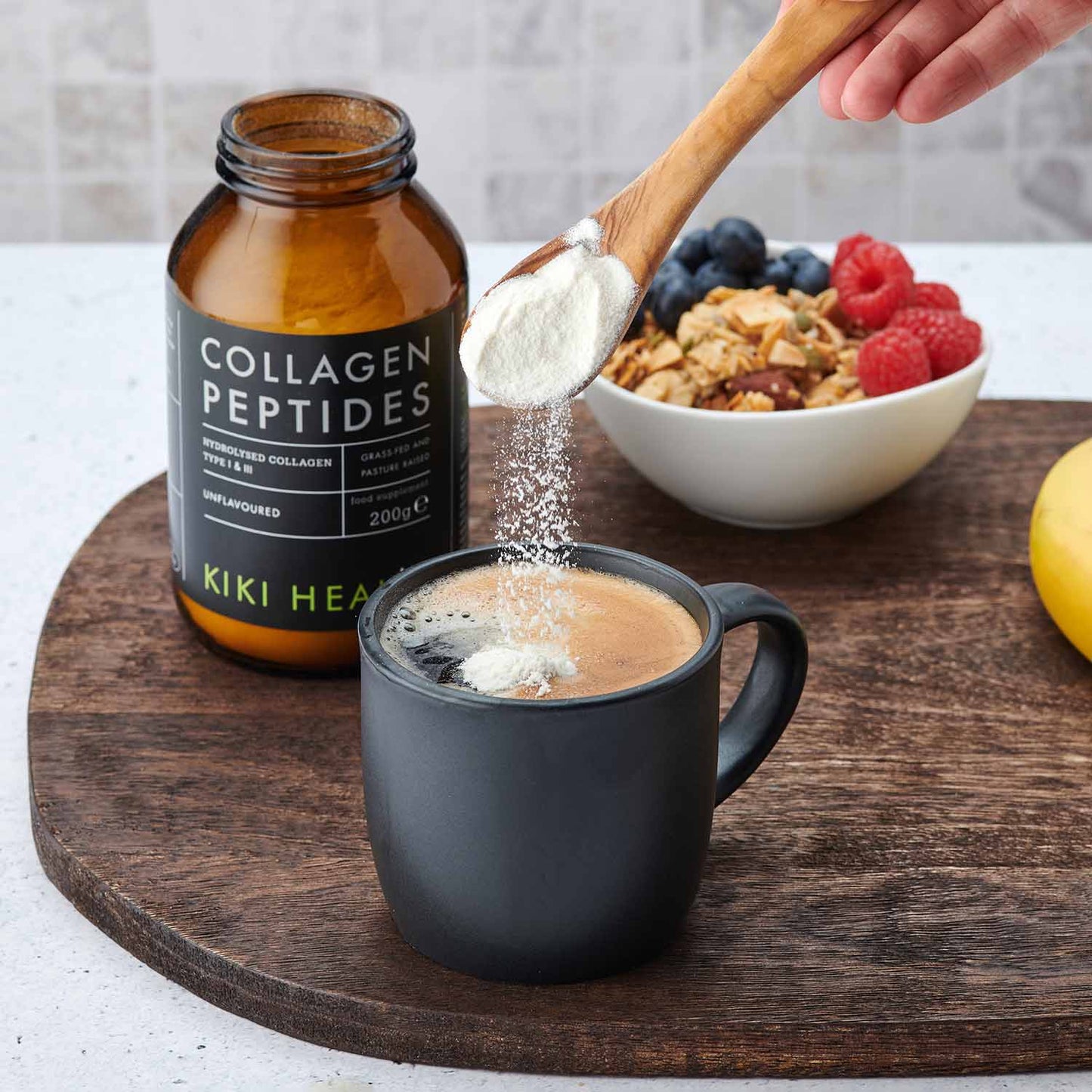 Grass-Fed Bovine Collagen Peptides (9,000mg Powder) by KIKI Health