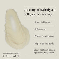 Grass-Fed Bovine Collagen Peptides (9,000mg Powder) by KIKI Health