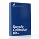 Blue box labeled 'Sample Collection Kit' with 'Optimal You' branding on a white background