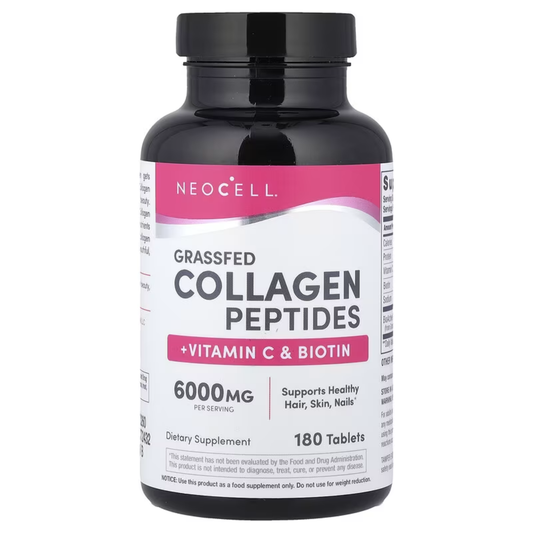 Neocell Grassfed Collagen Peptides supplement bottle on a white background