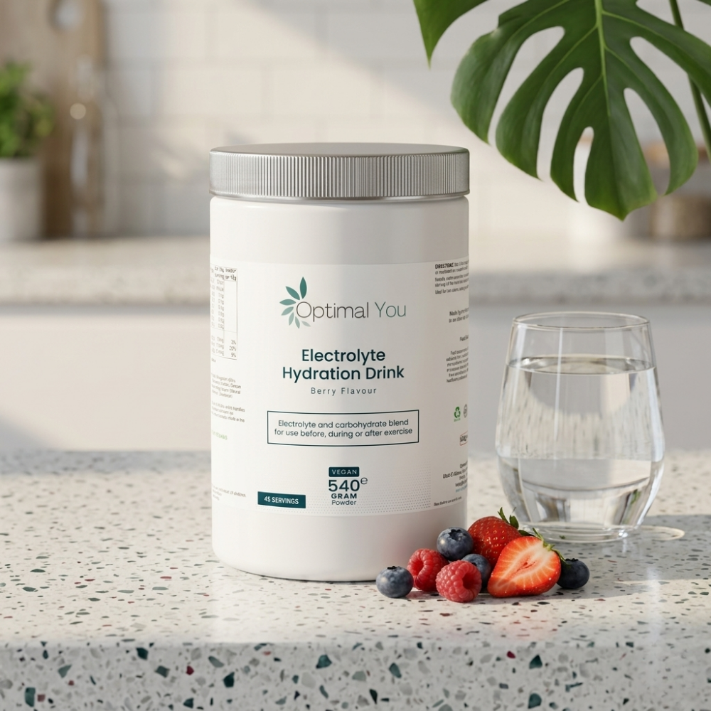 Electrolyte & Carbohydrate Hydration Drink – Berry Flavour (540g Powder)