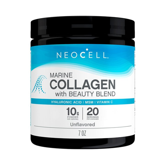 Neocell Marine Collagen with Beauty Blend container on a white background