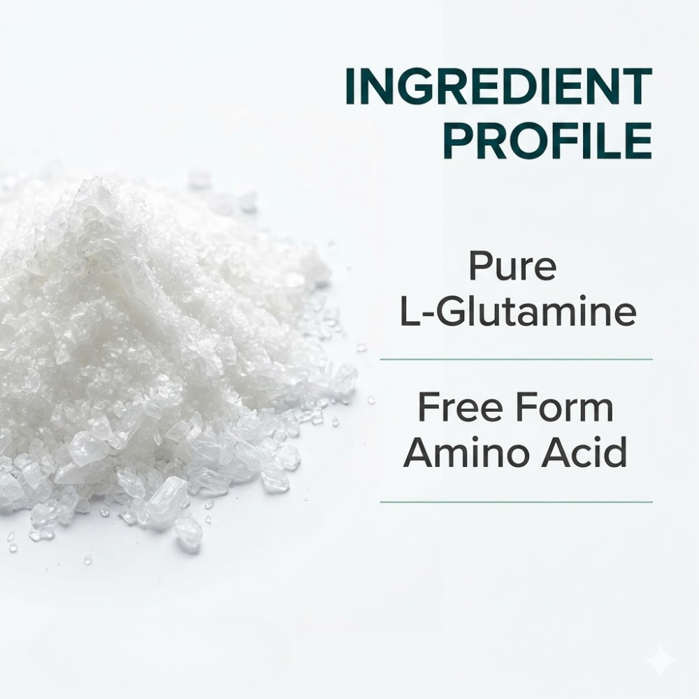 Pure L-Glutamine Amino Acid Powder - Muscle Recovery (100g)