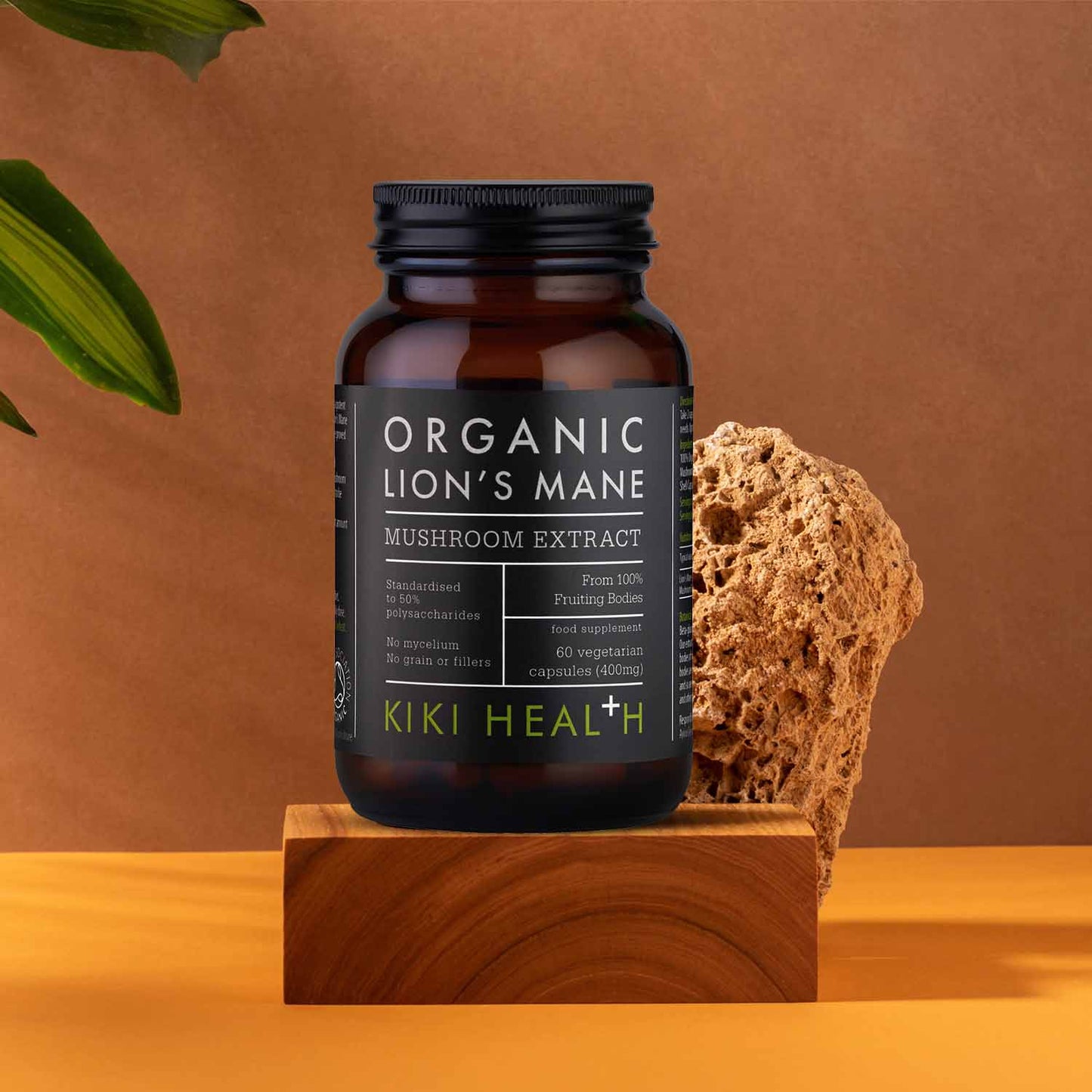 Organic Lion’s Mane Extract (60 Vegicaps) by KIKI Health