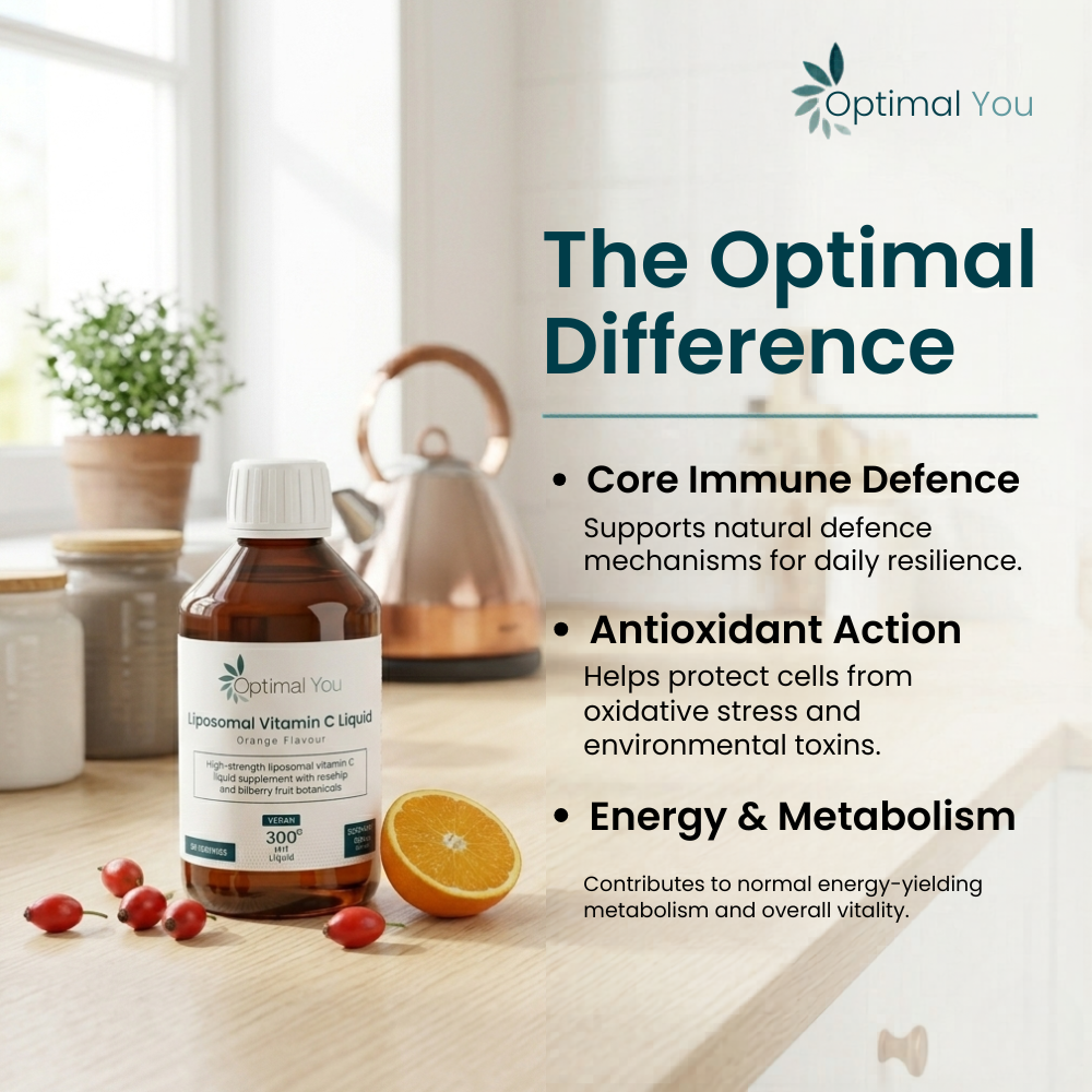 High Absorption Liposomal Vitamin C with Rosehip