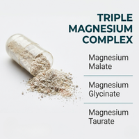 Magnesium Triple Complex – Glycinate Malate & Taurate (90 Capsules)