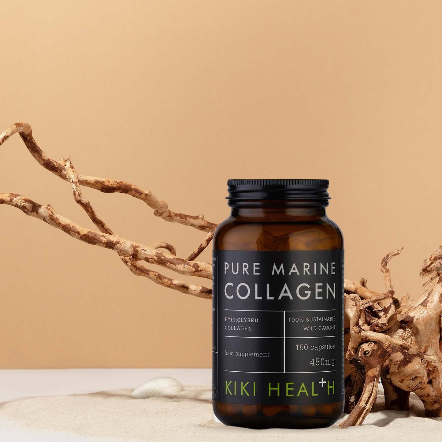 Pure Marine Collagen Vegicaps (Type 1 Hydrolysed) by KIKI Health
