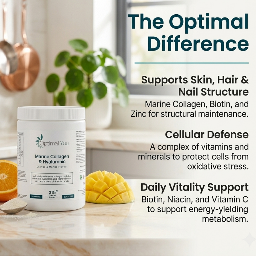 Marine Collagen Peptides & Hyaluronic Acid Powder (315g)