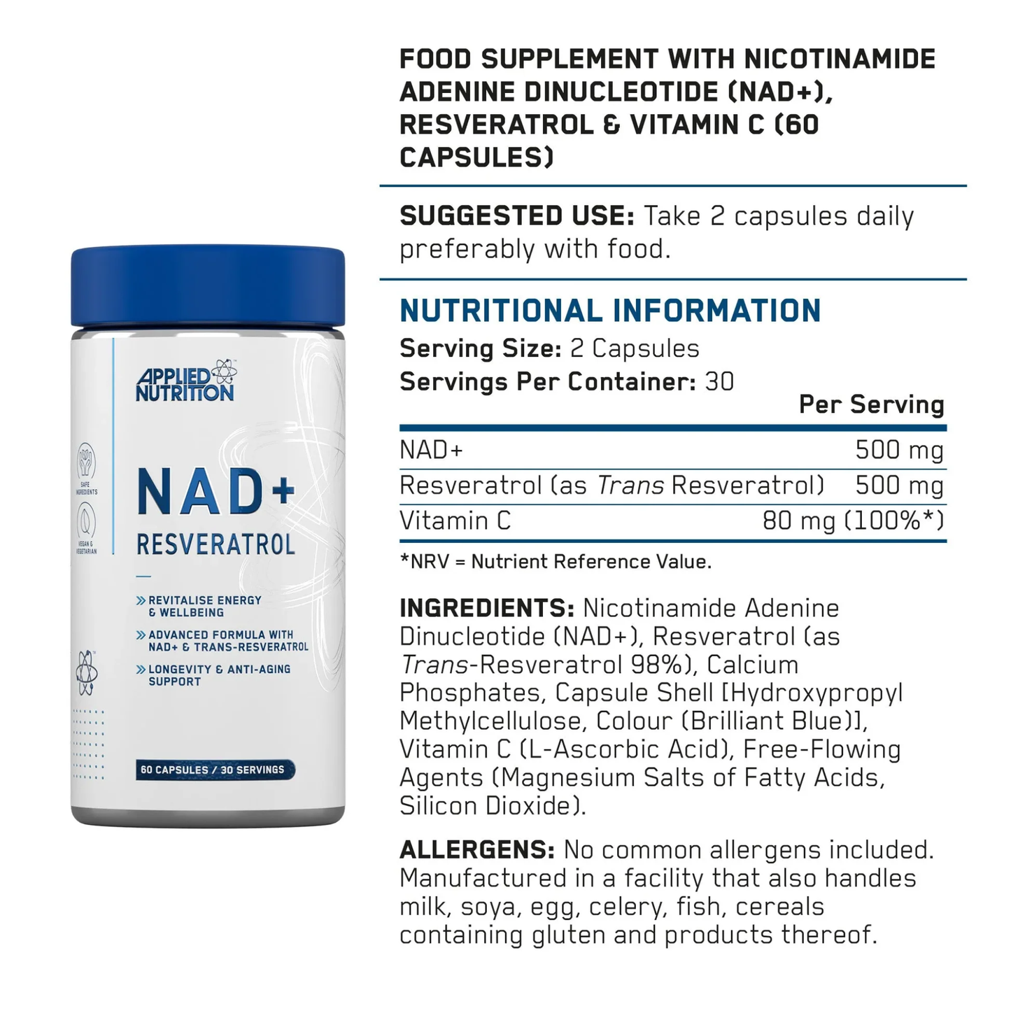 NAD+ Resveratrol Cellular Energy and Anti-Ageing