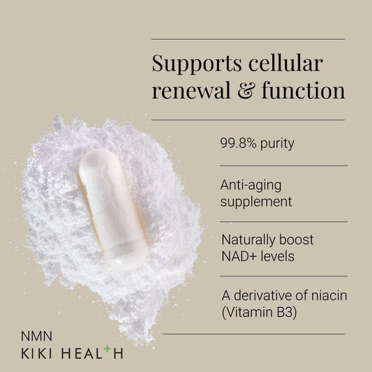 NMN High-Purity Longevity Complex Capsules by Kiki Health