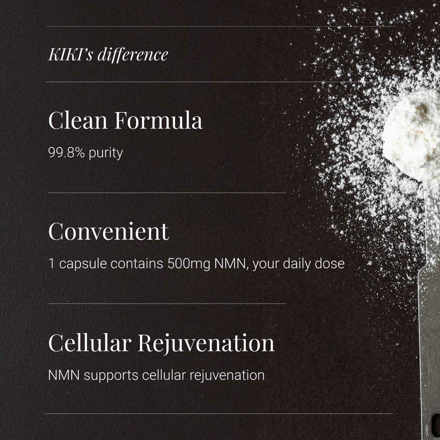 NMN High-Purity Longevity Complex Capsules by Kiki Health