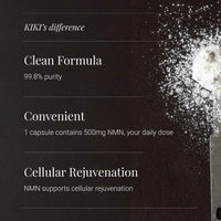 NMN High-Purity Longevity Complex Capsules by Kiki Health