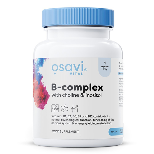 Osavi Vitamin B-Complex with Choline & Inositol 120 Caps