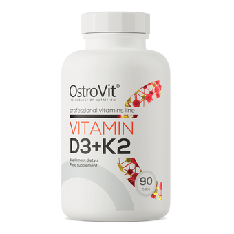 compare product OstroVit Vitamin D3 4000 IU + K2 100 Tablets