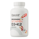 Ostrovit Vitamin D3+K2 supplement bottle on a white background