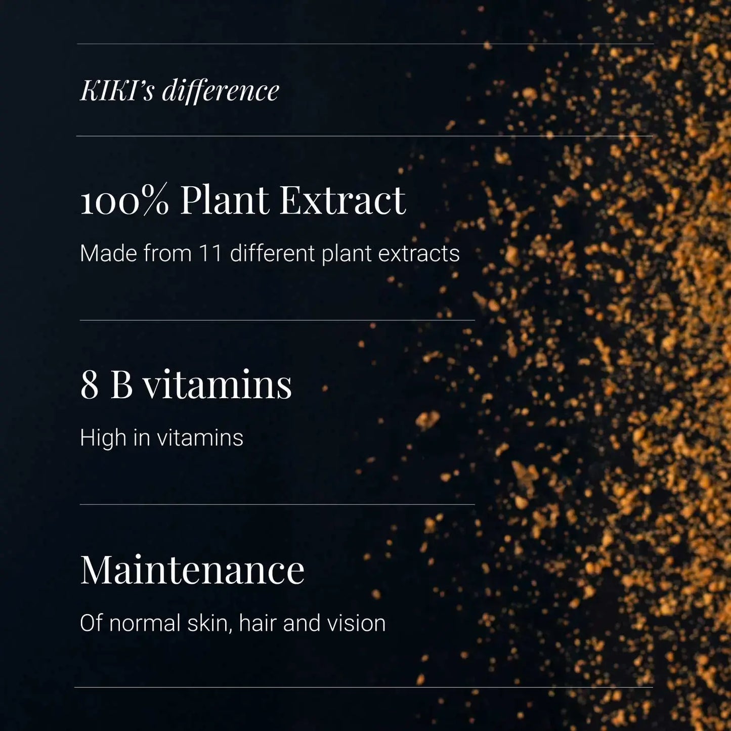 Plant-Based Vitamin B Complex (Whole-Food Extract) by KIKI Health