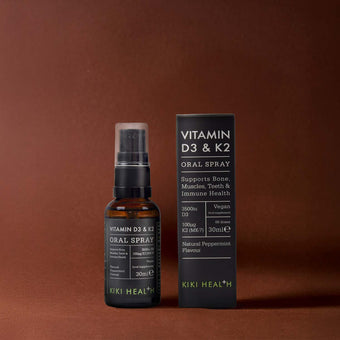 compare product Vegan Vitamin D3 + K2 Oral Spray by KIKI Health