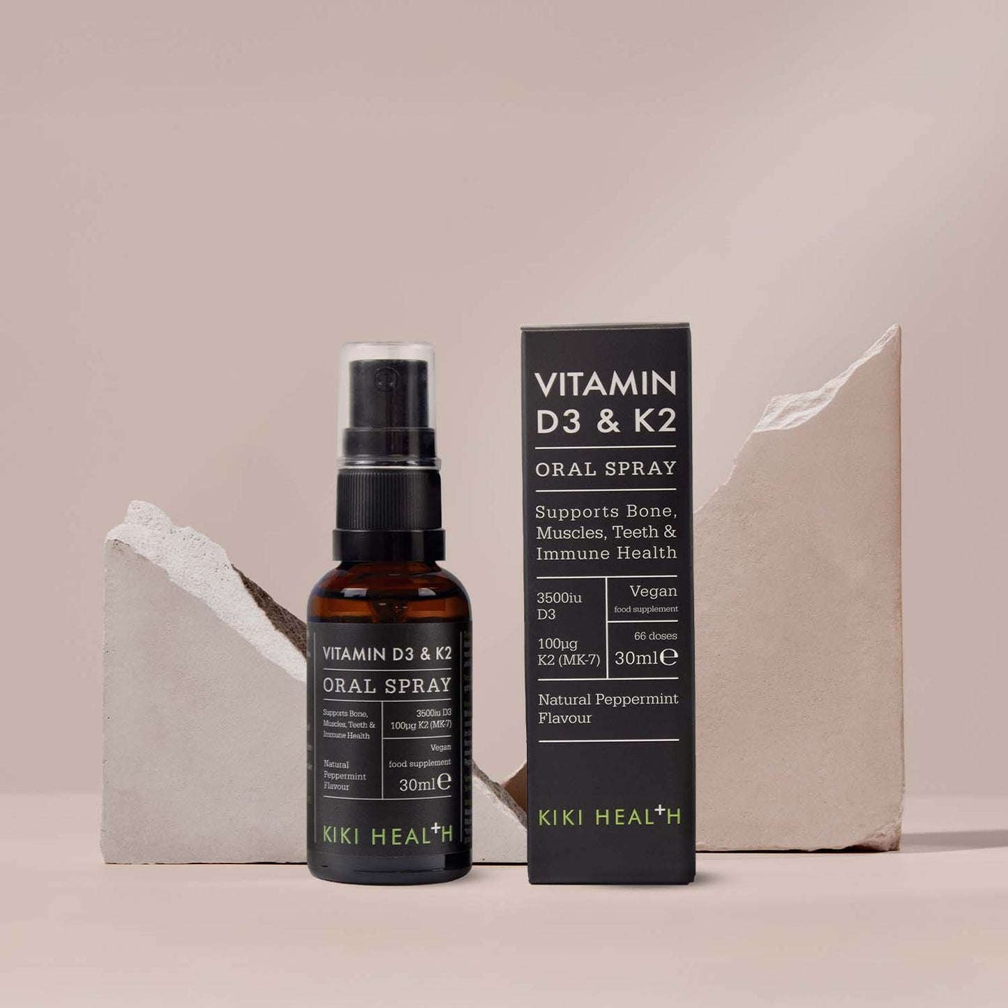 Vegan Vitamin D3 + K2 Oral Spray by KIKI Health