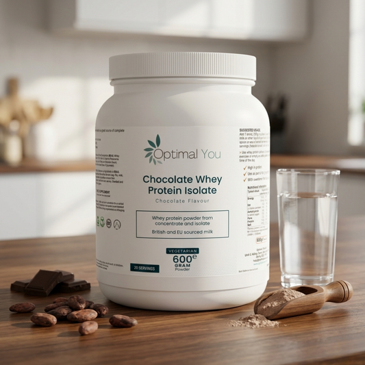 Premium Grass Fed Chocolate Whey Protein Isolate (600g)
