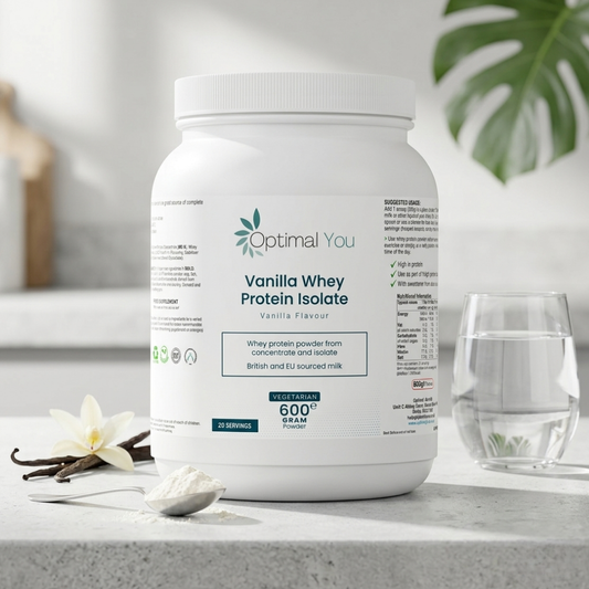 Premium Grass-Fed Vanilla Whey Protein Isolate (600g)