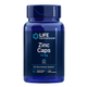 Blue bottle of Life Extension Zinc Caps on a white background