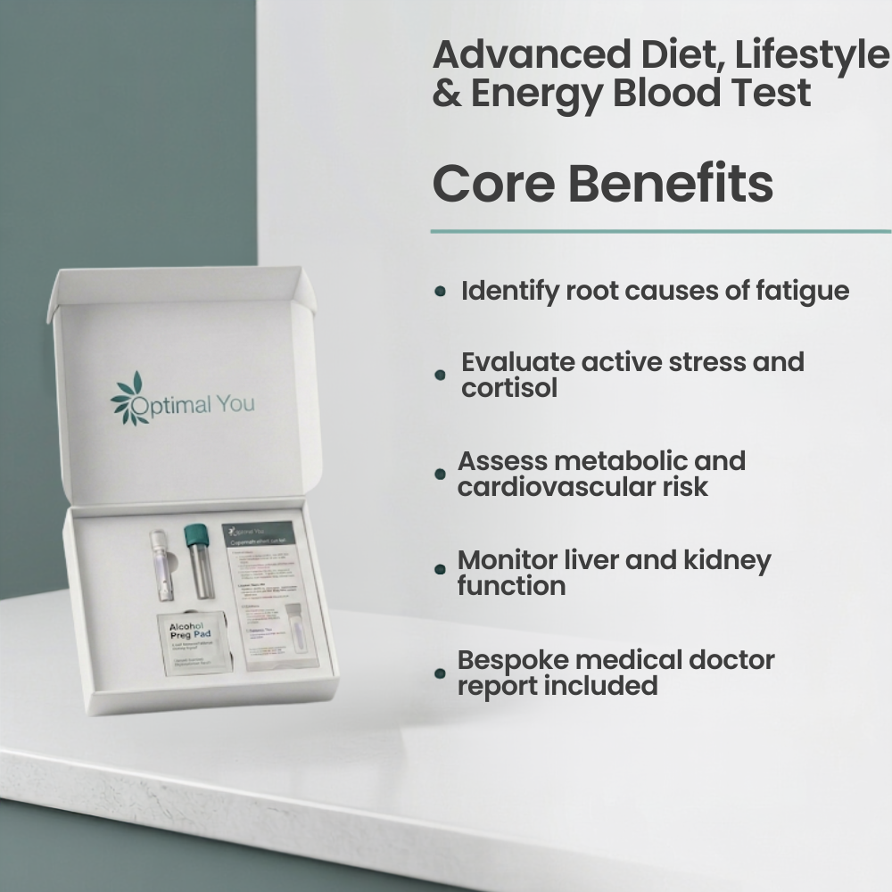 Advanced Diet, Lifestyle & Energy Blood Test