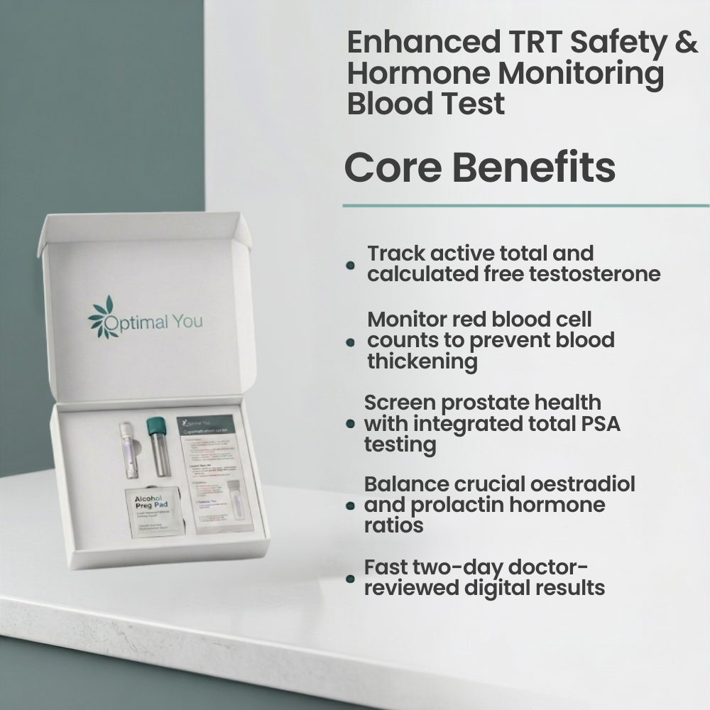 Enhanced TRT Safety & Hormone Monitoring Blood Test